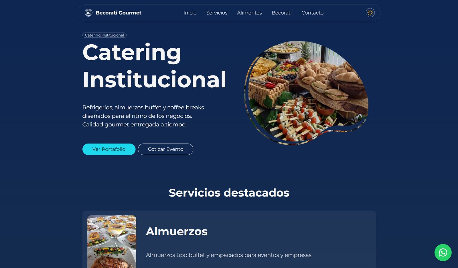 Becorati Gourmet — Catering