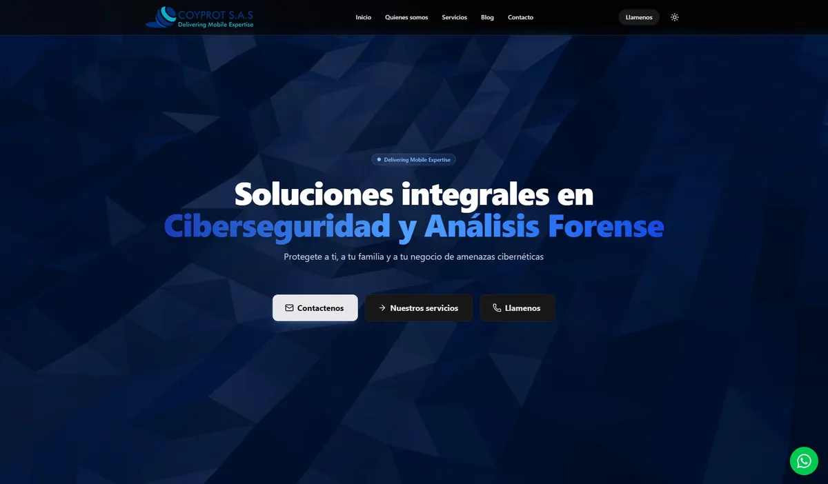 Vista del proyecto Coyprot